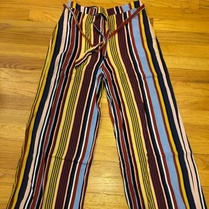 Francesca’s Striped Cropped Pants